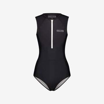One Piece Swimsuit Full Coverage - Black