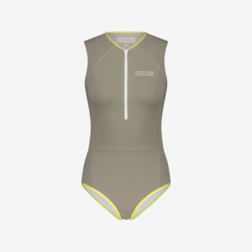 One Piece Swimsuit Full Coverage - Moon
