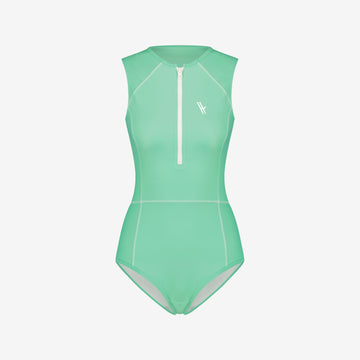 One Piece Swimsuit Full Coverage - Aquamarine 2025