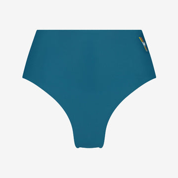 High Waist Bottom Reversible ― Teal / Purple