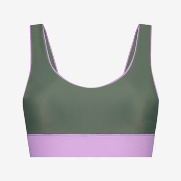 Sports Top Reversible ― Green/Purple